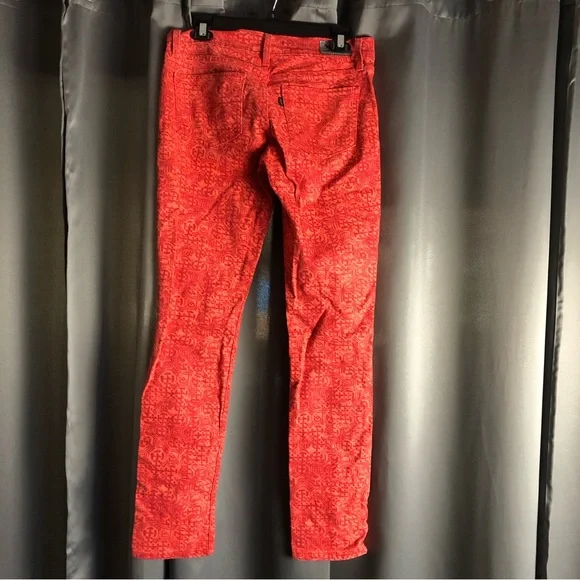 Levi’s 524 Superflow Straight Leg Bright Aztec Print Pants Jeans - Picture 8 of 13